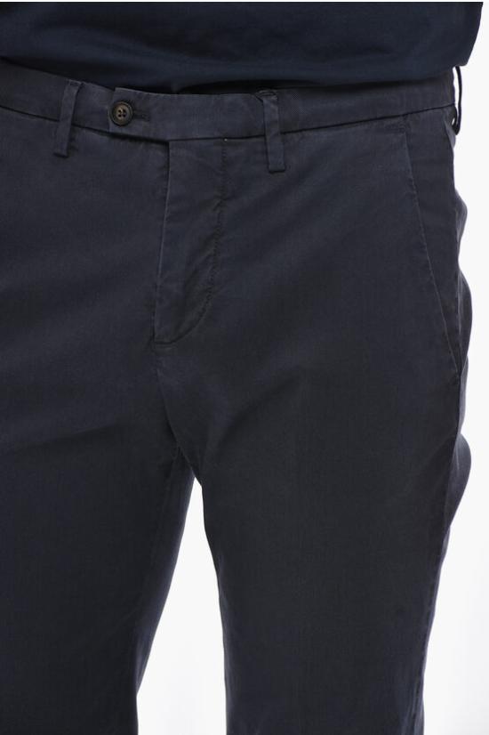  꼬르넬리아니 치노 팬츠 944ED7 9420132 001 Blue - CORNELIANI