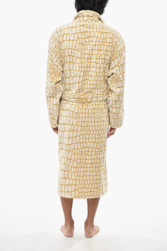  로베르토 카발리 비치용품 COCCO GOLD SC 001 Bianco Giallo - ROBERTO CAVALLI