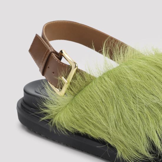 26SS 마르니 샌들 FBMS018101 P7614 ZP084 BROWN LIME - MARNI