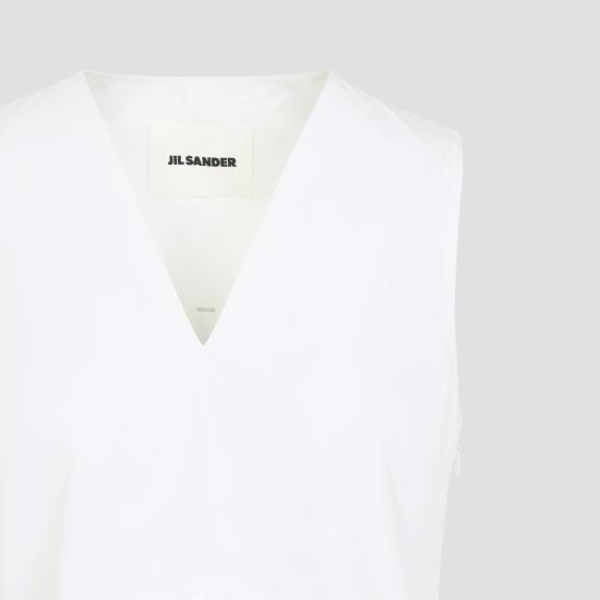 26SS 질샌더 민소매 티셔츠 J01NC0178 J45001 100 OPTIC WHITE - JIL SANDER