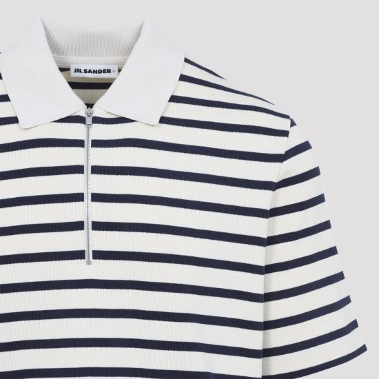 26SS 질샌더 반팔 티셔츠 J47GL0104 J46497 124 MARINIERE - JIL SANDER