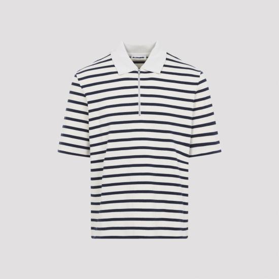 26SS 질샌더 반팔 티셔츠 J47GL0104 J46497 124 MARINIERE - JIL SANDER