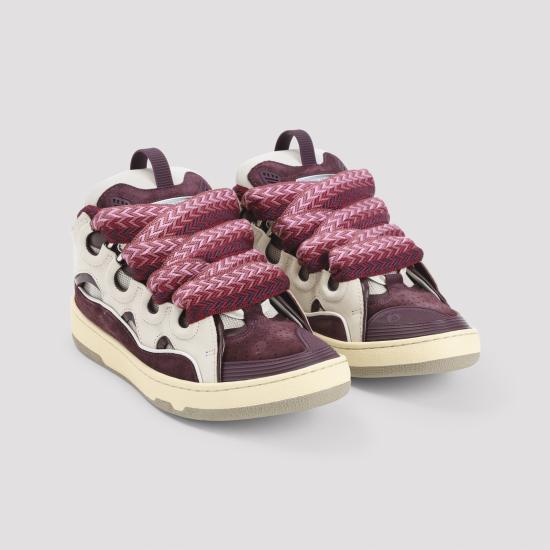 26SS 랑방 스니커즈 FUSKDK12BICOE25 0539 BEIGE BURGUNDY - LANVIN