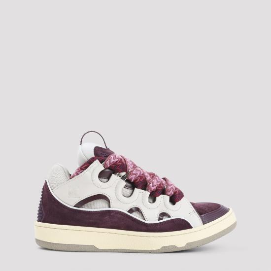 26SS 랑방 스니커즈 FUSKDK12BICOE25 0539 BEIGE BURGUNDY