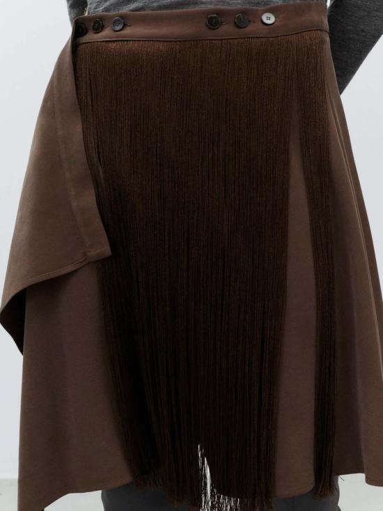  알리지 숏 스커트 알리시 숏 프린지 스커트 - ALYSI