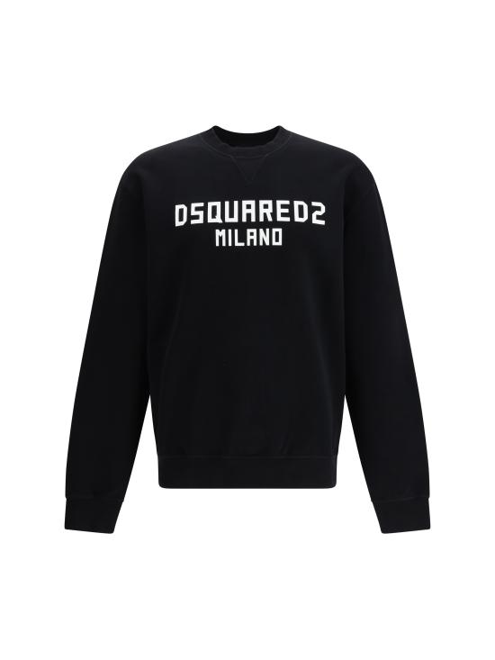 26SS 디스퀘어드2 후드 티셔츠 S74GU0927D25028 900 BLACK