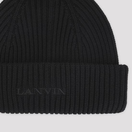 25FW 랑방 모자 AMSARBE13WLOP25 10 BLACK - LANVIN