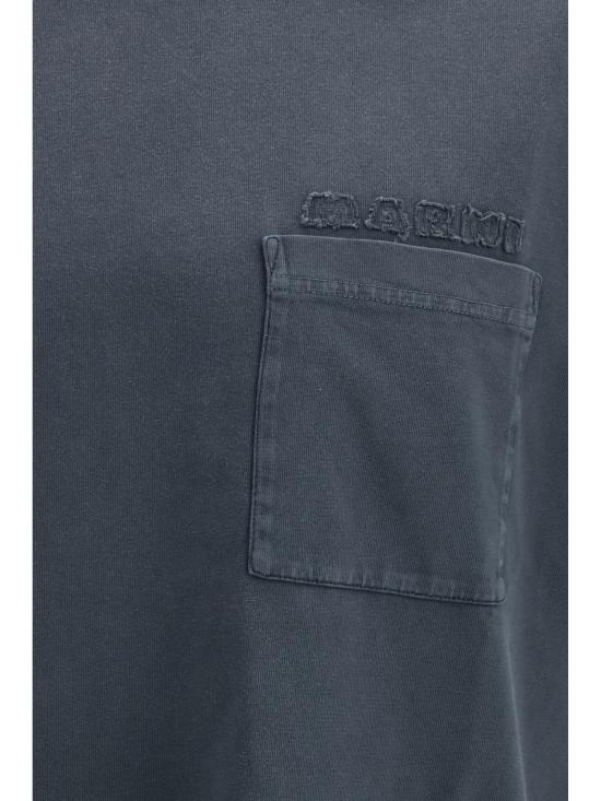 26SS 마르니 반팔 티셔츠 HUMU0358GXUSCY94 TCN99 BLACK - MARNI