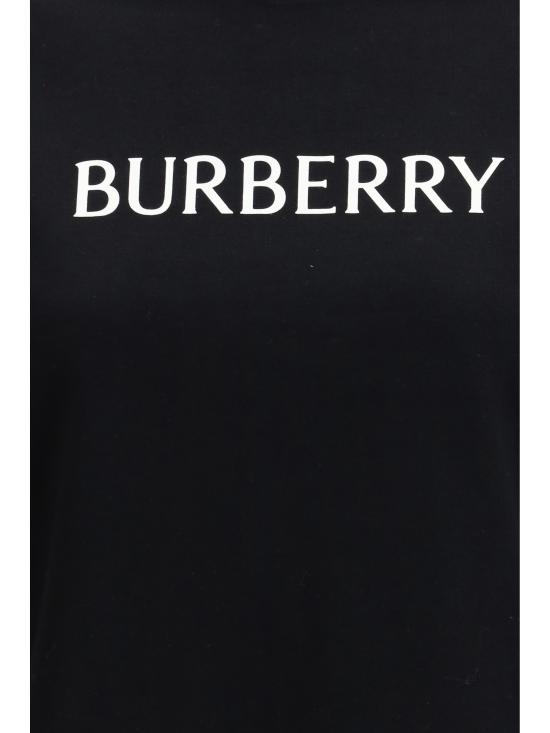 26SS 버버리 로고 코튼 티셔츠 8118977 A1189 BLACK - BURBERRY
