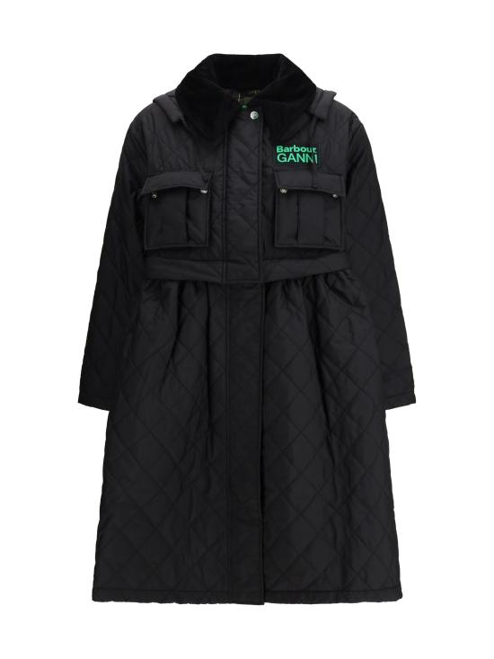 26SS 바버 자켓 LQU1890 BK11 BLACK