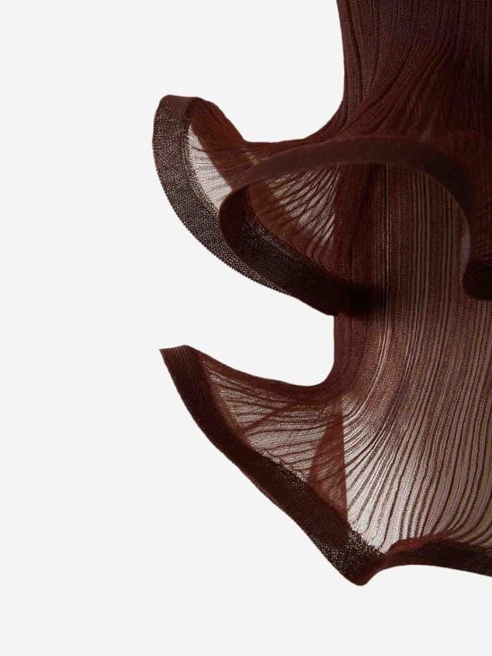 26SS 심카이 미디 스커트 126 3016 K MAHOGANY Red - SIMKHAI