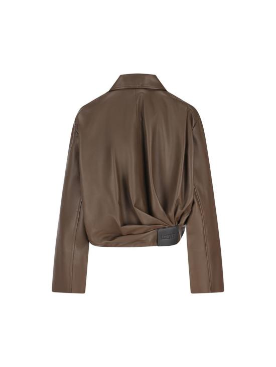 26SS 로에베 가죽 자켓 S359Y34LAN4110 P26 GREEN - LOEWE