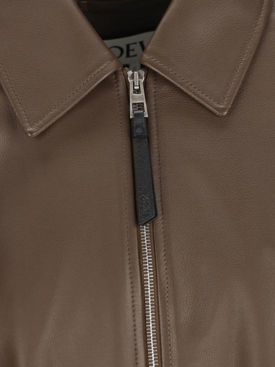 26SS 로에베 가죽 자켓 S359Y34LAN4110 P26 GREEN - LOEWE