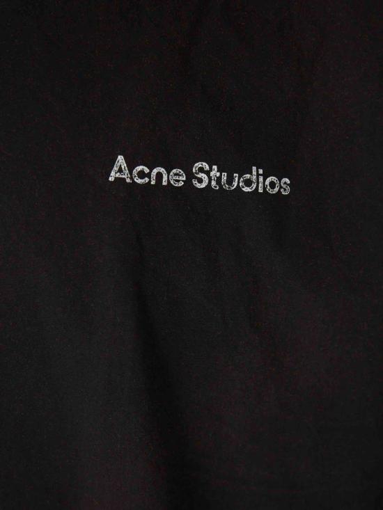 26SS 아크네 스튜디오 로고 지퍼 자켓 B90863 900BLACK Black - ACNE STUDIOS