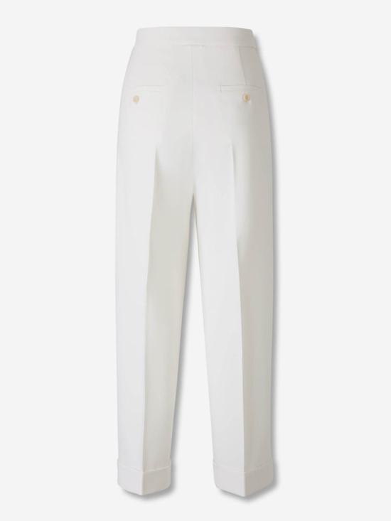 26SS 막스마라 스트레이트 팬츠 2611131111600 BLANCO LANA WHITE - MAX MARA