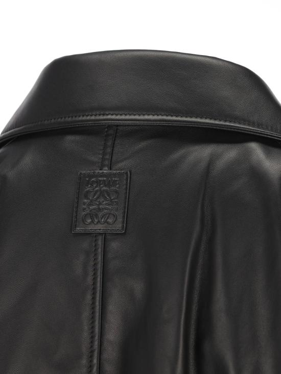 26SS 로에베 가죽 자켓 S359Y34L931100 P26 Black - LOEWE