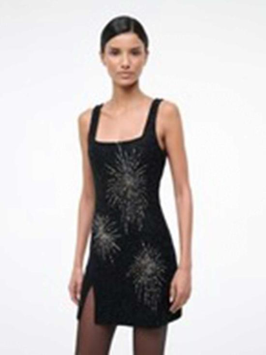 26SS 스타우드 민소매 티셔츠 R26R2160BM FRWKFIREWORK Black - STAUD