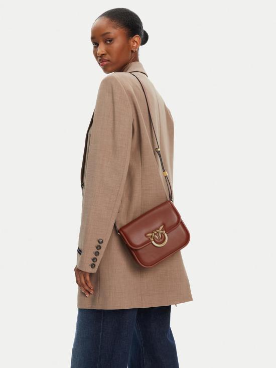 26SS 핑코 토트백 104297A26L L17Q Marrone leone antique gold - PINKO