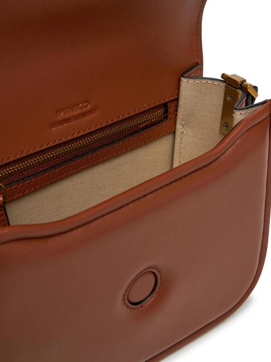 26SS 핑코 토트백 104297A26L L17Q Marrone leone antique gold - PINKO