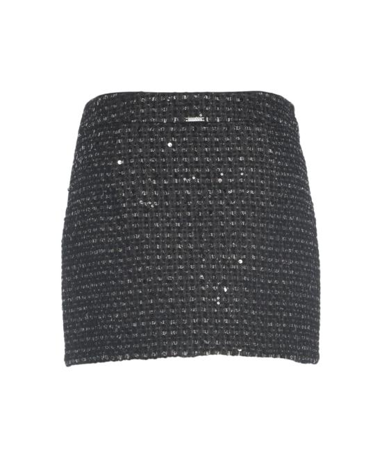 25FW 리우조 숏 스커트 UF5146D0267 Black - LIU JO