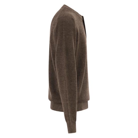 26SS 브루넬로 쿠치넬리 폴로 티셔츠 M2L707711 BROWN - BRUNELLO CUCINELLI