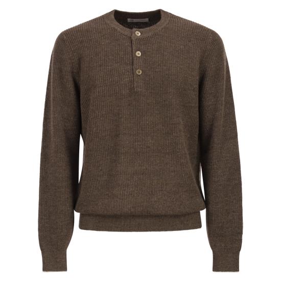 26SS 브루넬로 쿠치넬리 폴로 티셔츠 M2L707711 BROWN