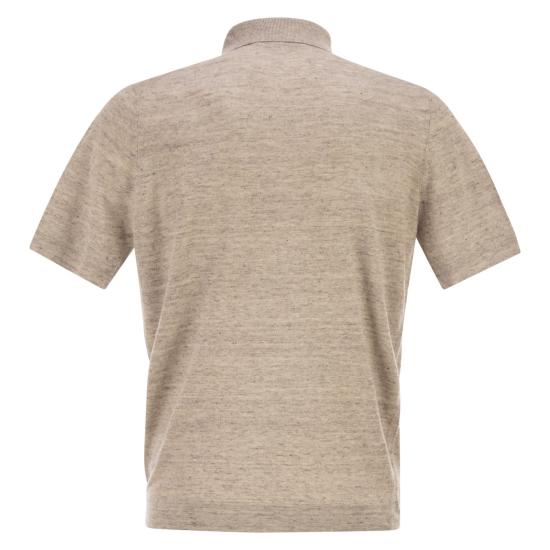 26SS 브루넬로 쿠치넬리 폴로 티셔츠 M2L00315 BEIGE - BRUNELLO CUCINELLI