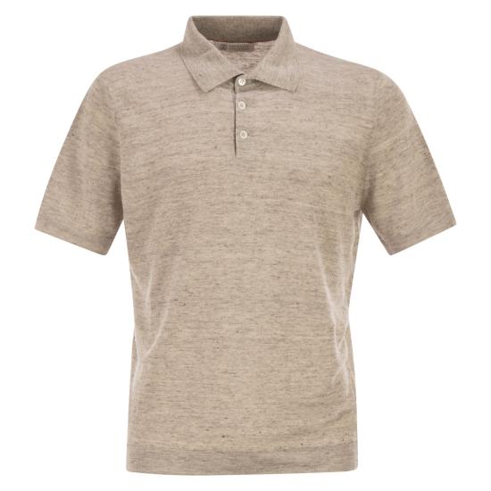 26SS 브루넬로 쿠치넬리 폴로 티셔츠 M2L00315 BEIGE