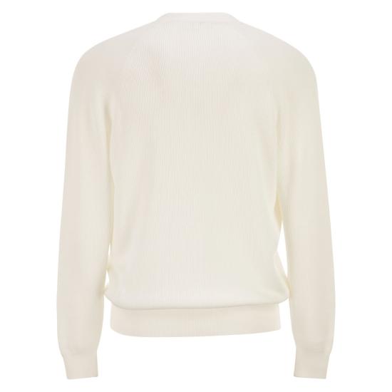 26SS 브루넬로 쿠치넬리 잉글리시 립 가디건 M29400116 WHITE - BRUNELLO CUCINELLI