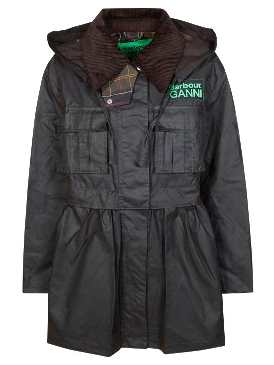 26SS 바버 X 가니 패딩 LWX1523 BR71 VERDE