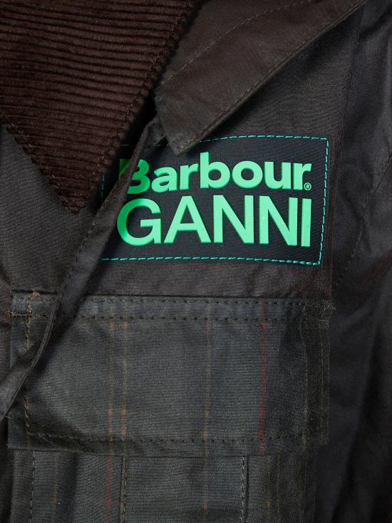 26SS 바버 X 가니 패딩 LWX1523 BR71 VERDE - BARBOUR X GANNI