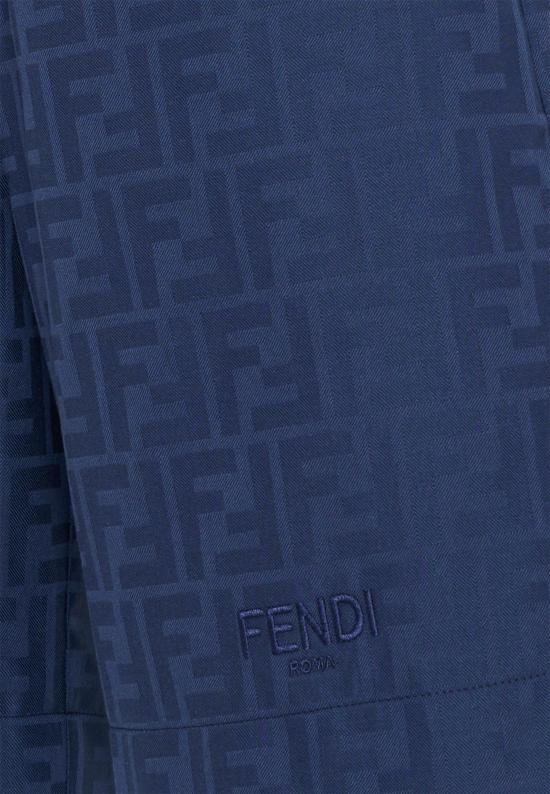 25FW [키즈] 펜디 쇼츠/버뮤다 JMF550 AS64 F1I11 BLUE - FENDI