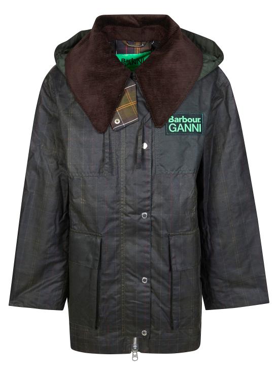 26SS 바버 X 가니 패딩 LWX1528 TN11 VERDE