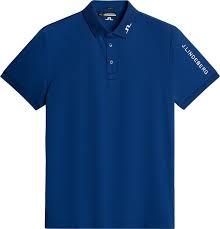  제이린드버그 투어 터치 슬림핏 폴로 셔츠 GMJT11824O341 ESTATE BLUE DOM