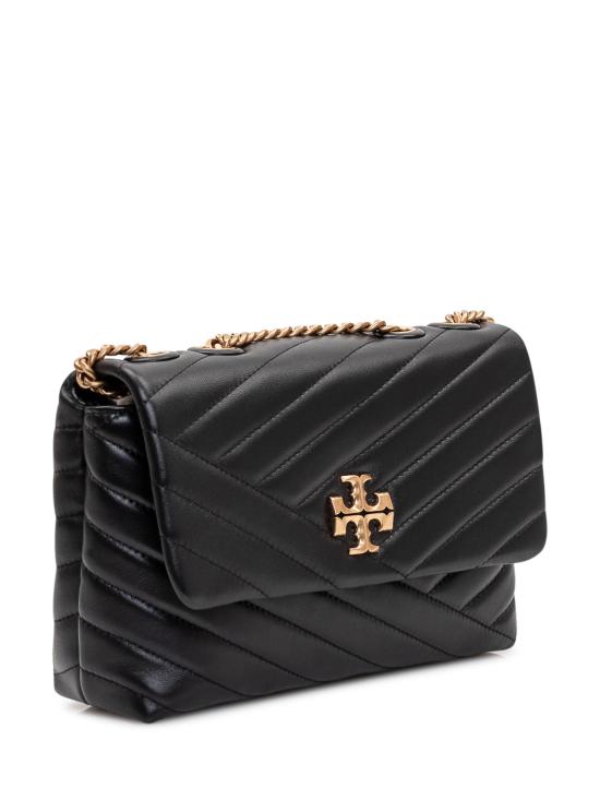 26SS 토리버치 키라 쉐브론 스몰 컨버터블 숄더백 90452 001 BLACK - TORY BURCH