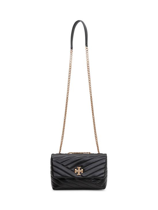 26SS 토리버치 키라 쉐브론 스몰 컨버터블 숄더백 90452 001 BLACK - TORY BURCH
