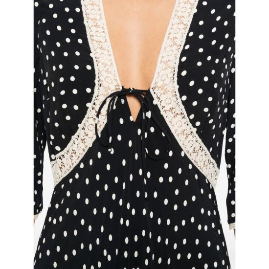 26SS 릭소 롱 원피스 AMINA LADNA BLACK WHITE - RIXO