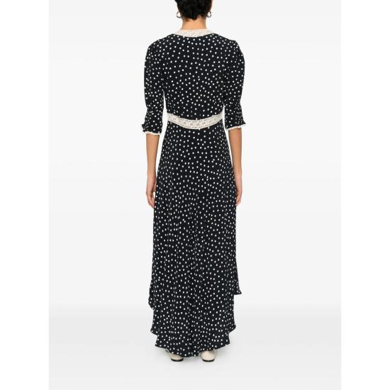 26SS 릭소 롱 원피스 AMINA LADNA BLACK WHITE - RIXO