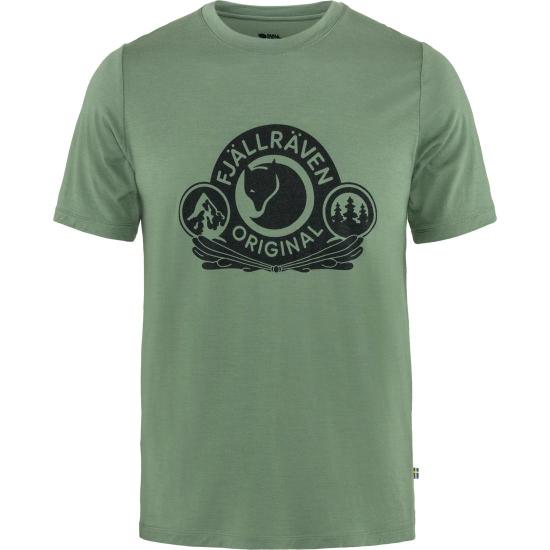  피엘라벤 아비스코 울 클래식 반팔 티셔츠 84117 PATINA GREEN DOM