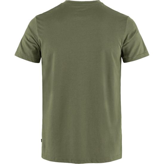  피엘라벤 1960 로고 티셔츠 87313 LAUREL GREEN DOM - FJALLRAVEN