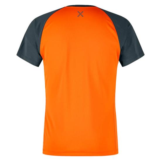  몬츄라 반팔 티셔츠 MTGN59X6893 ORANGE PIOMBO DOM - MONTURA
