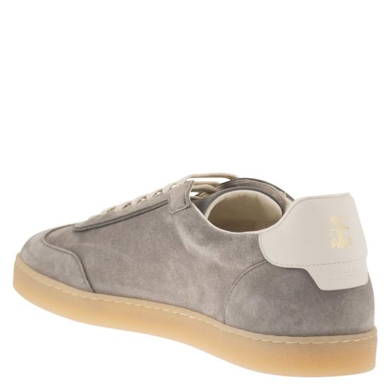 26SS 브루넬로 쿠치넬리 스니커즈 MZUMGLJ336 GREY - BRUNELLO CUCINELLI