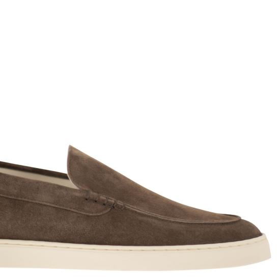 26SS 브루넬로 쿠치넬리 로퍼 MZUHVSP335 TOBACCO - BRUNELLO CUCINELLI