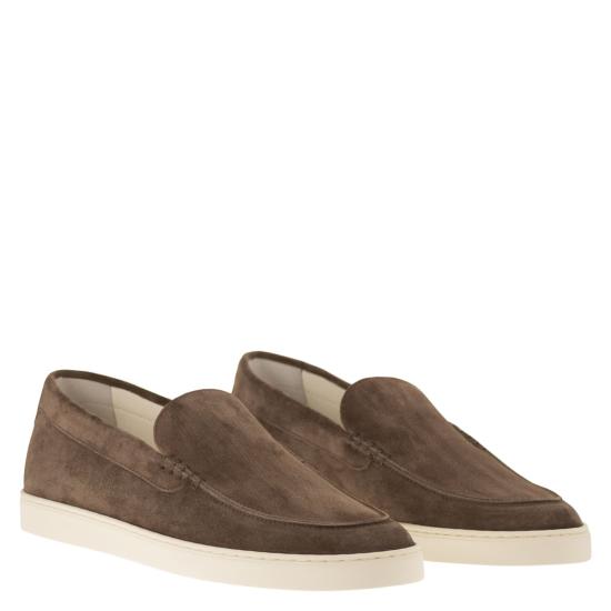 26SS 브루넬로 쿠치넬리 로퍼 MZUHVSP335 TOBACCO - BRUNELLO CUCINELLI