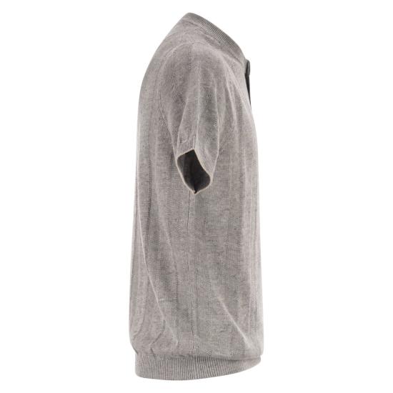 26SS 브루넬로 쿠치넬리 폴로 티셔츠 M2L707801 GREY - BRUNELLO CUCINELLI