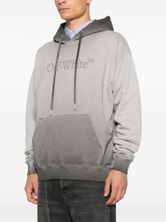 25FW 오프화이트 긴팔 티셔츠 44MBB085F5F00V 1212 Grey - OFF WHITE