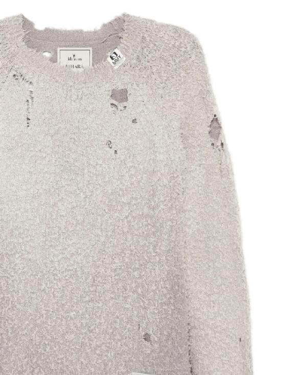 25FW 메종 미하라 야스히로 스웨터 J15SW702 GRAY - MAISON MIHARA YASUHIRO