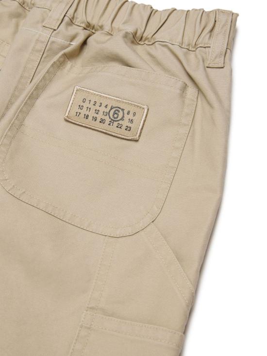 26SS [키즈] MM6 메종마르지엘라 스트레이트 팬츠 M60958MM07D M6709 Beige - MM6 MAISON MARGIELA