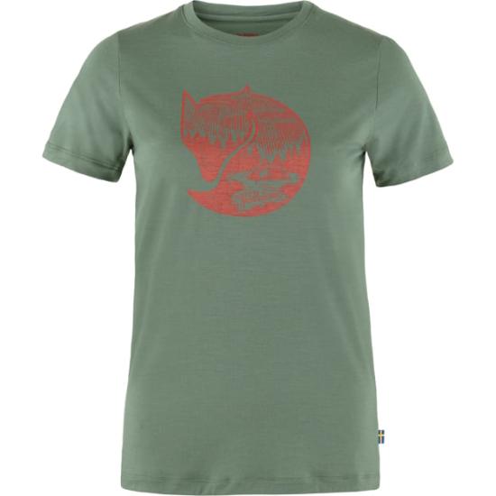 26SS 피엘라벤 아비스코 울 폭스 숏슬리브 84118 PATINA GREEN TERRACOTTA BROWN DOM