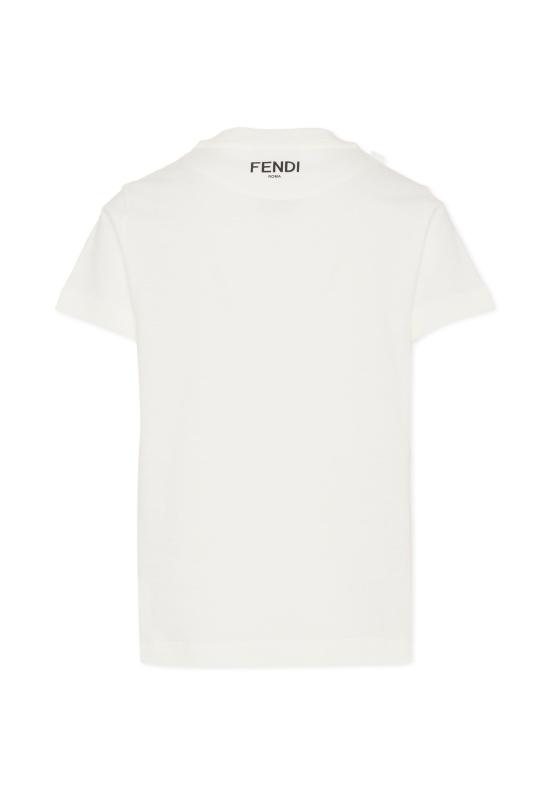 26SS [키즈] 펜디 티셔츠 JFI400 7AJ F0TU9 WHITE - FENDI